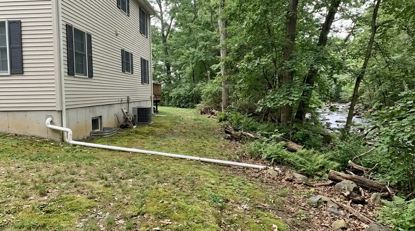 Suburban home near the river in Wayne, NJ