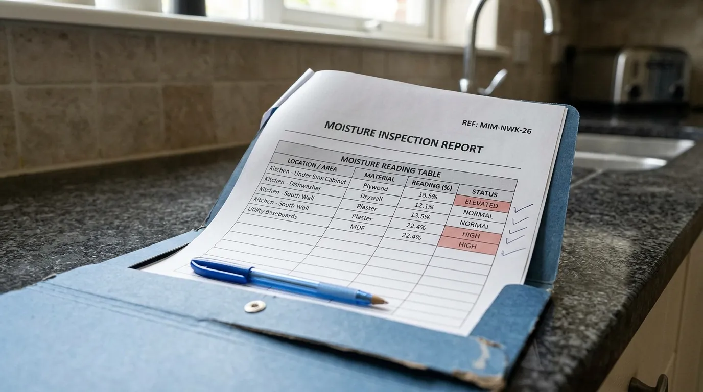 Pre-listing inspection report prepared for a Newark home sale